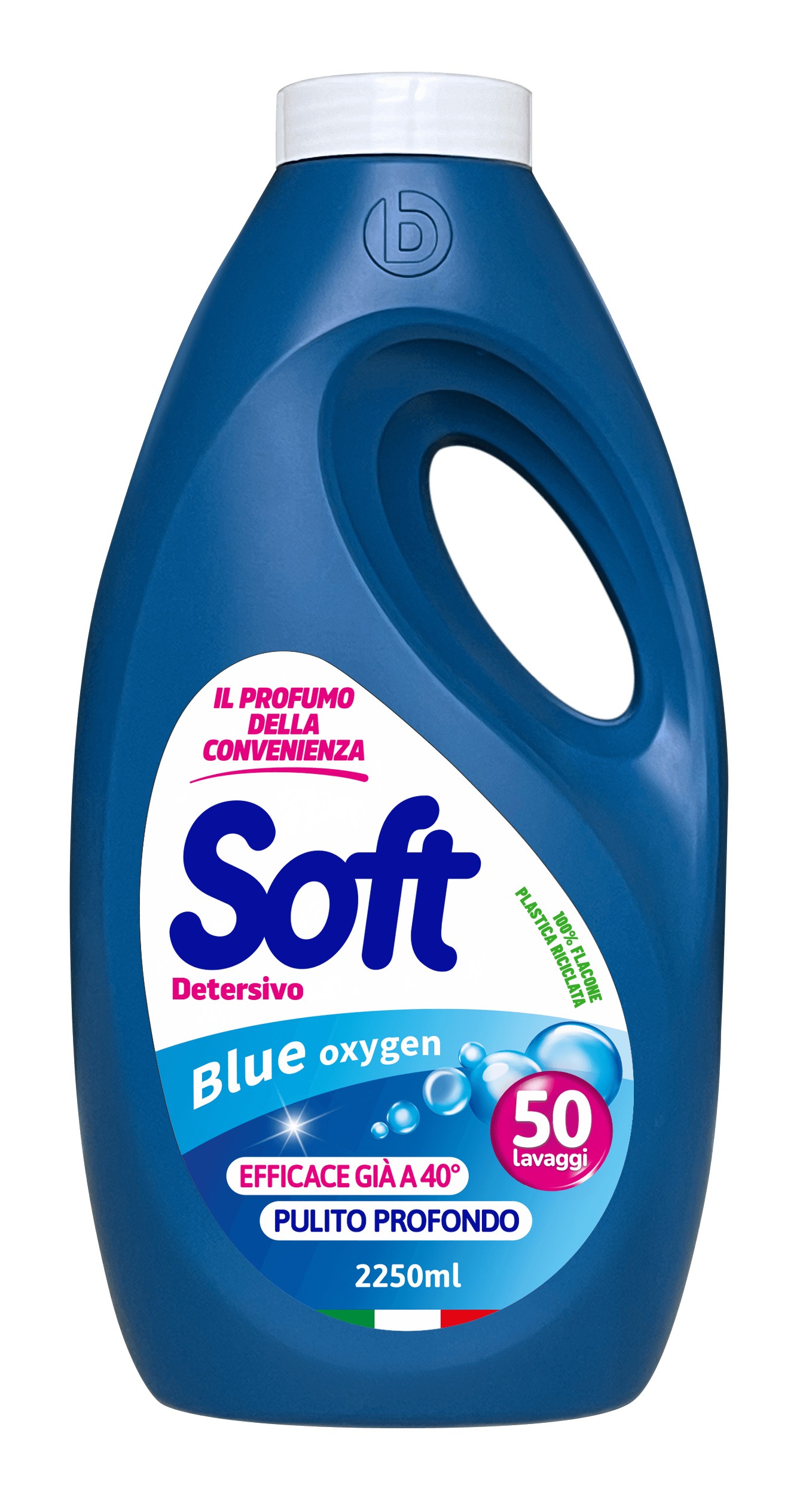 ბიოქიმიკა-სარეცხი გელი თეთრი/ფერადი ქსოვილისთვის ლურჯი ჟანგბადი 2,250 ლ