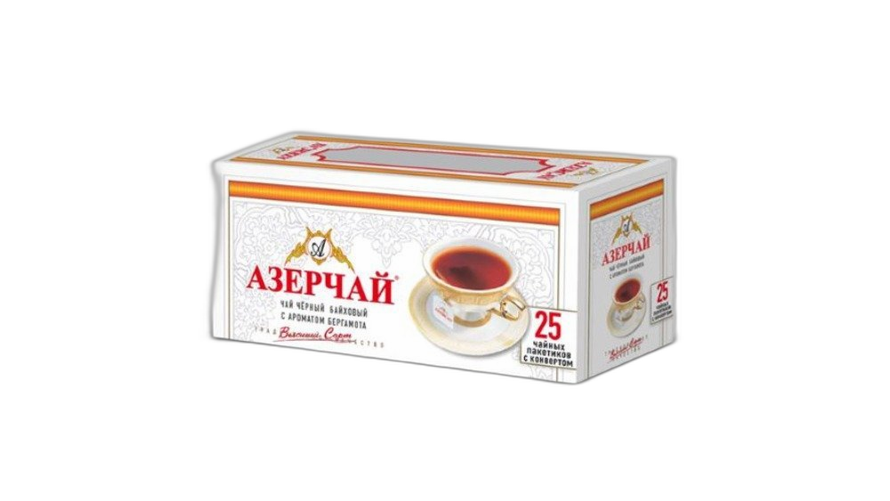 აზერჩაი შავი ჩაი ბერგამოტით 25ც