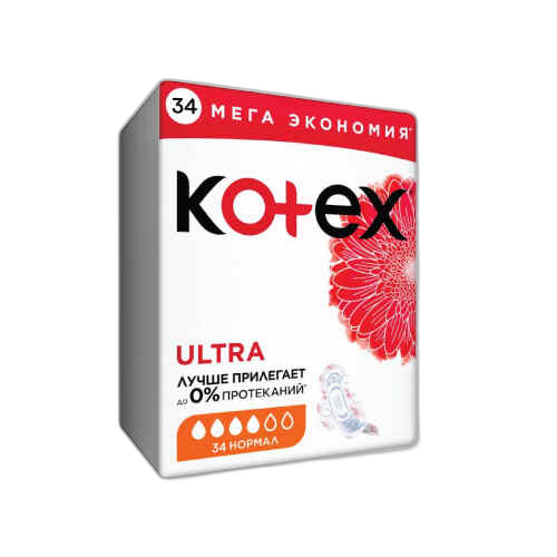 ჰიგიენური საფენი / კოტექსი / 34*12