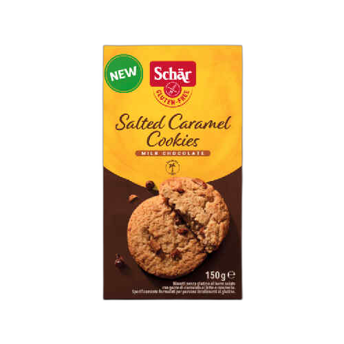 ორცხობილა უგლუტენო მარილით და კარამელით /Dr Schar/ 150 გრ