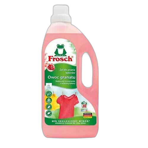 თხევადი სარეცხი საშუალება – ბროწეული / FROSCH / 1,5ლ