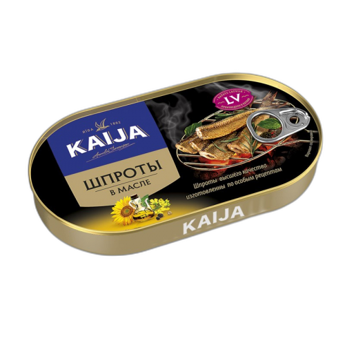 თევზის კონსერვი / შპროტი ზეთში / 190 გრ