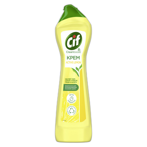 საწმენდი საშუალება / ახალი სიფი კრემი / ლიმონი / 500 მლ