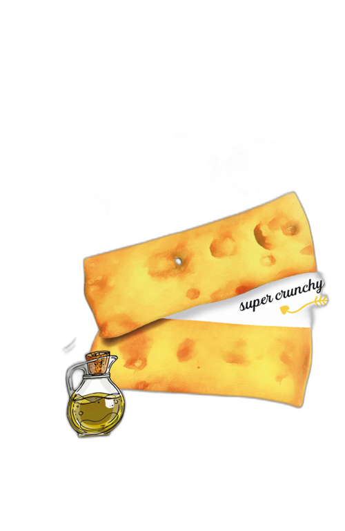 ორცხობილა /La Mole/ "ფოკაჩა" ხრაშუნა, ზეითუნის ზეთით 8*100 გრ