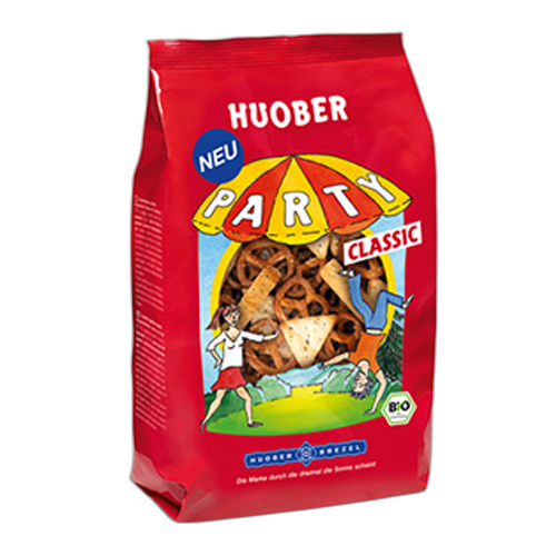 კრეკერი Huober Brezel ორგანული ასორტი 'PARTY' კლასიკური 200 გ