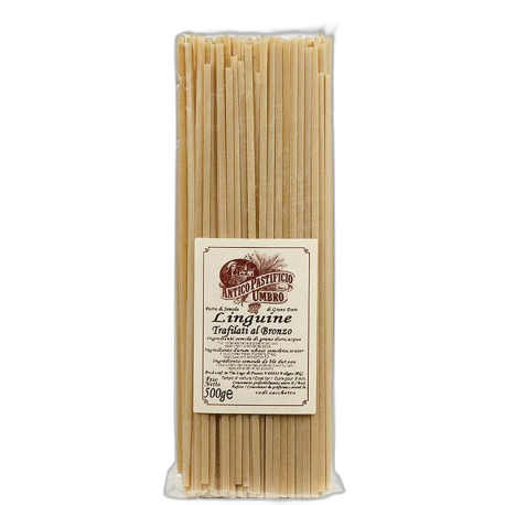 ანტიკო-სპაგეტი "Linguine" ბრინჯაოს მეთოდით დამუშავებული.500გ