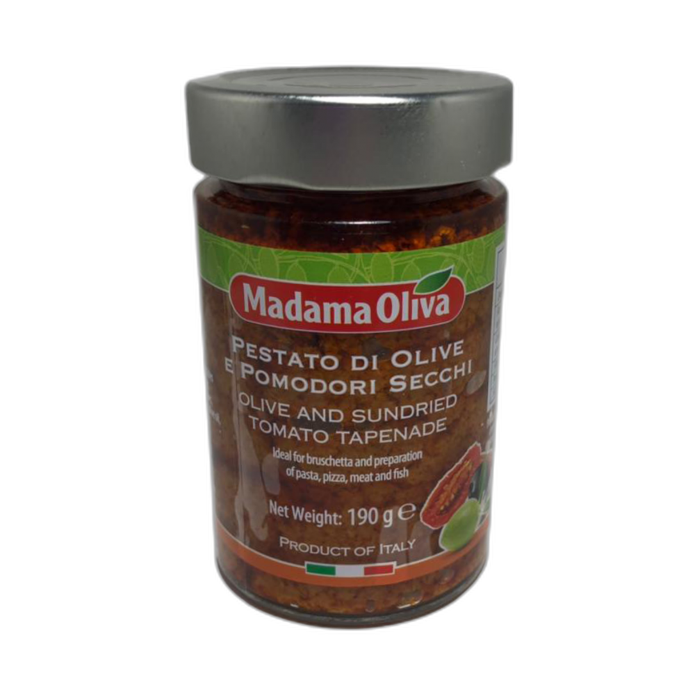 მადამა ოლივა-პაშტეტი ზეთისხ. და პომიდვრის ჩირის 190გ
