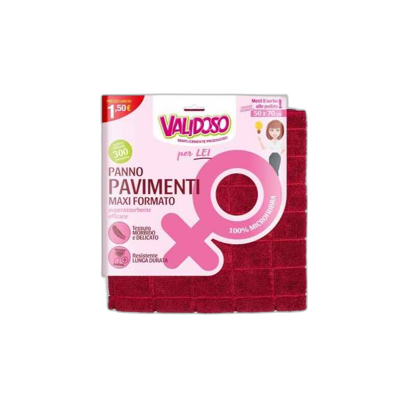 VALIDOSO ტილო -მიკროფიბრა წითელი 50X70CM