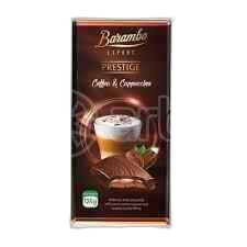 რძიანი შოკოლადის ფილა „BARAMBO EXPORT PRESTIGE“ კაპუჩინო-ყავის.მუსით 125გრ