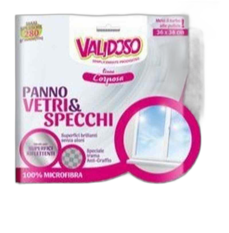VALIDOSO ტილო მიკროფიბრა შუშის საწმენდი 36*38