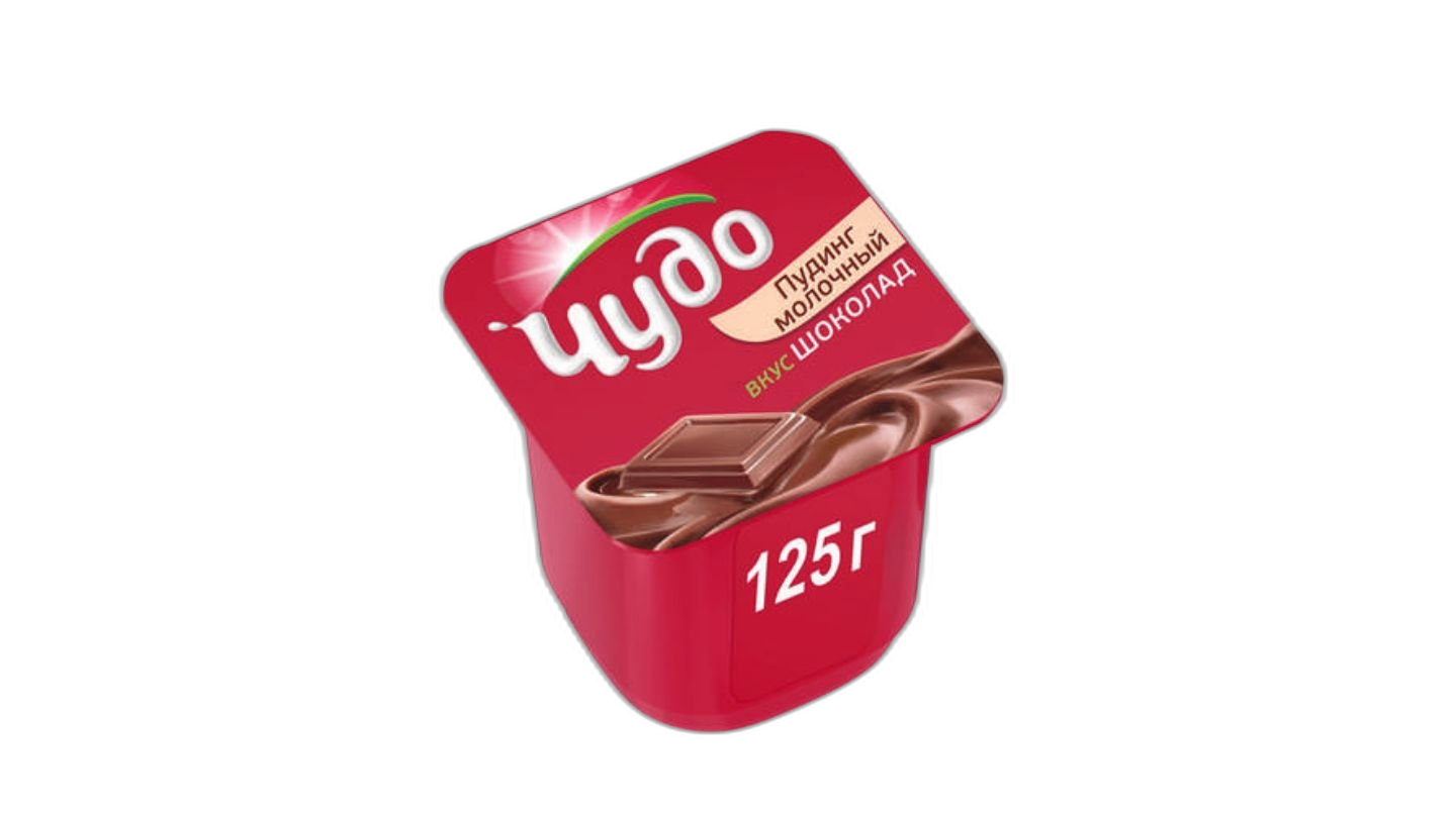 პუდინგი "ჩუდო" შოკოლადი 3,1% 125 გრ / 4600949110035