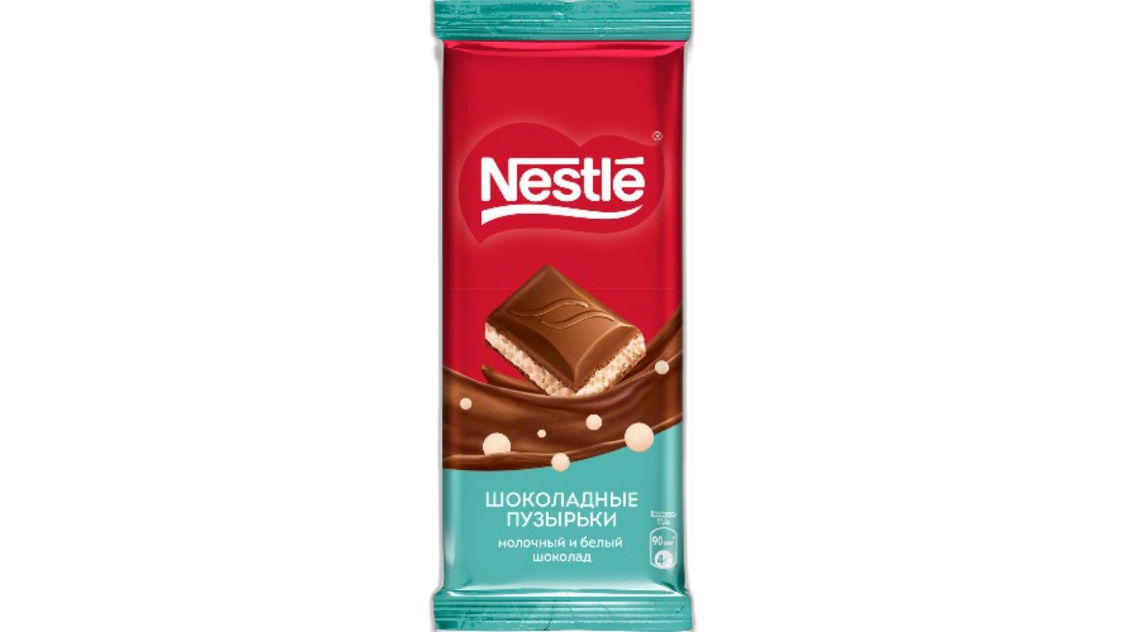 შოკოლადის ფილა "ნესტლე" რძიანი შოკ.ბუშტები 75 გრ / 4600680016795