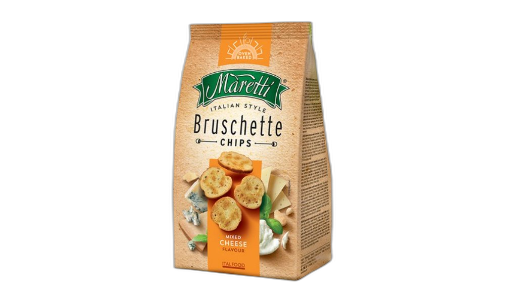 სუხარიკი "BRUSCHETTE" ყველის ასორტი 70 გრ / 3800205875604