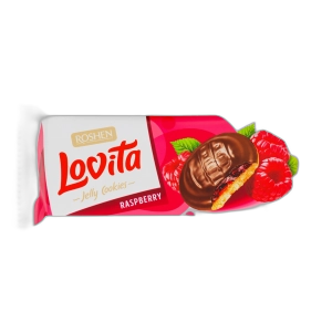 ორცხობილა "ლავიტა" ჟოლოს ჟელეს შიგთავსით 135გრ